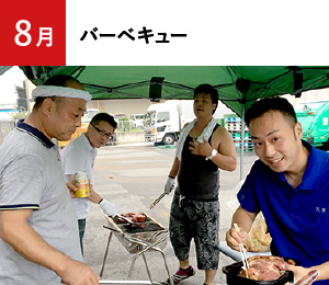 8月　バーベキュー